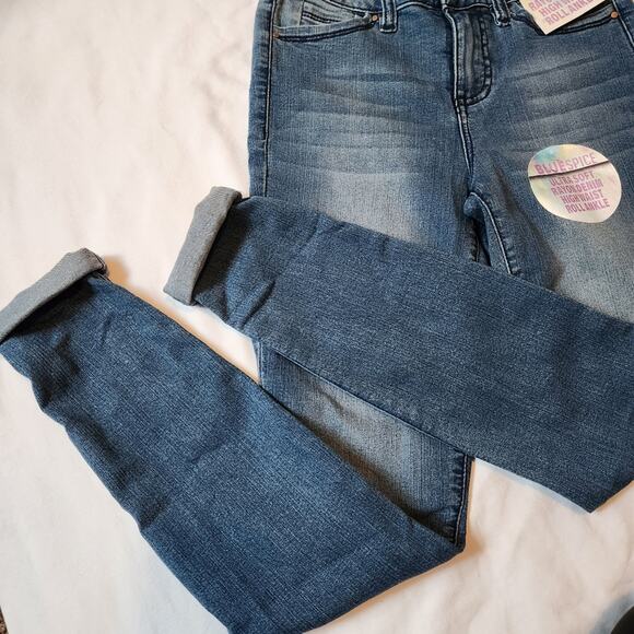 NWT Ultra Soft High waist Roll Ankle Skinny Jeans Size 1 - Picture 6 of 8